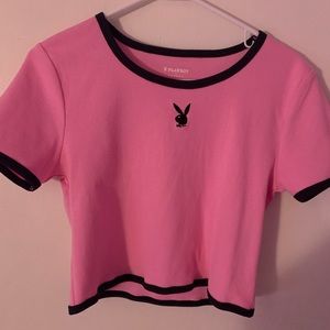 Pacsun playboy crop top.